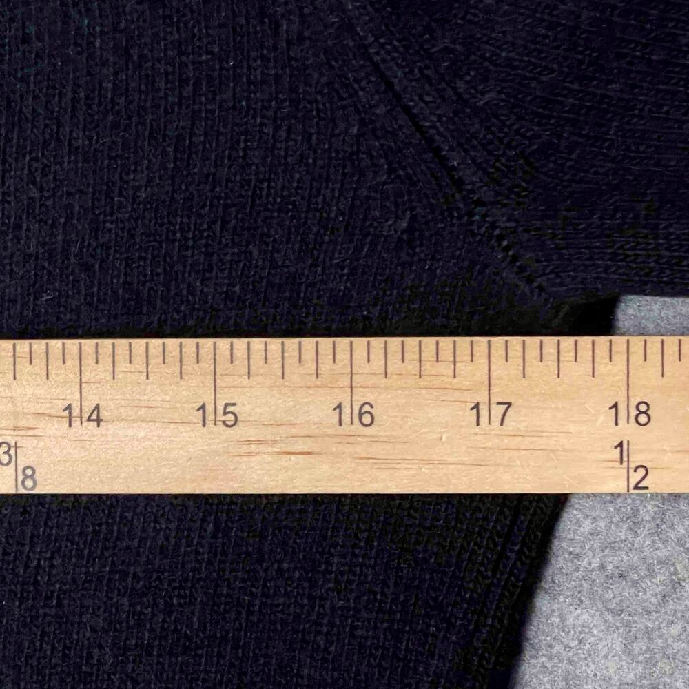 Banana Republic Black Angora Wool Button Cardigan Sweater Size S - Picture 5 of 6